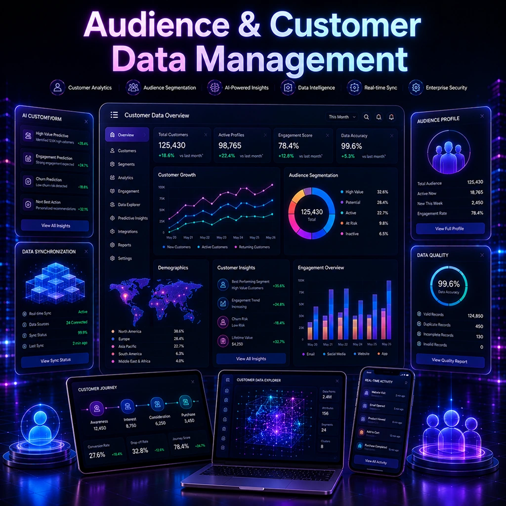 Audience and customer data management solutions